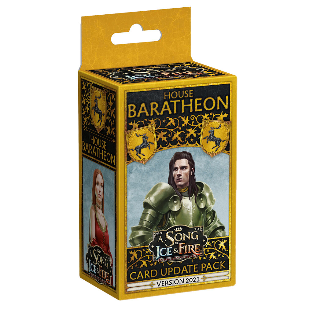 Набор карт обновления фракции Баратеон Песнь ледяного пламени ASOIAF Miniatures CMON NIB 2490₽