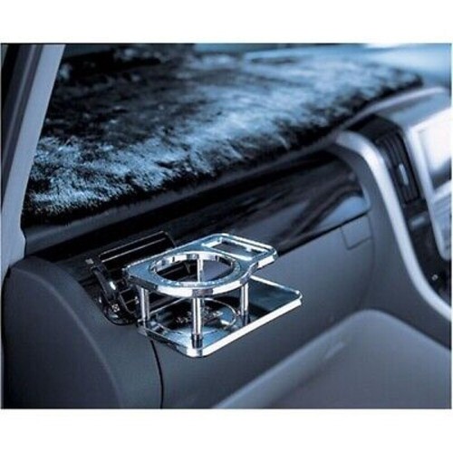 Carmate Drink Holder Table NZ629 Black Plastic JDM VIP Style - Picture 15 of 24