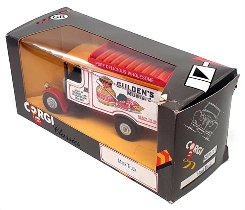 Corgi Appx 12cm Long Diecast C906/10 - Mack Truck - Gulden's Mustard - Picture 5 of 5