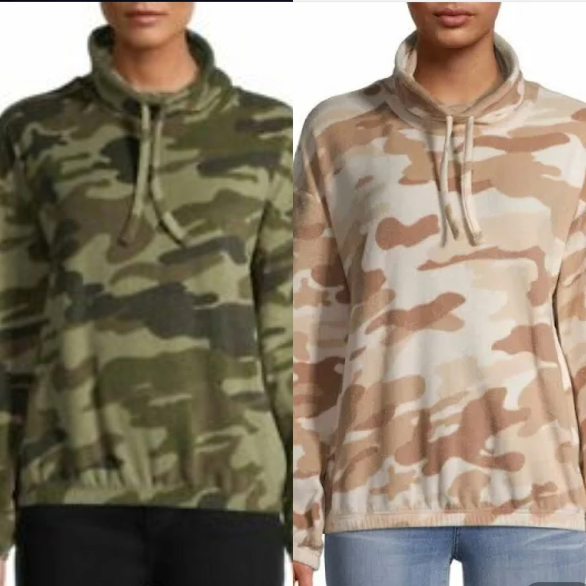 Derek Heart Camo Fleece Sweatshirt