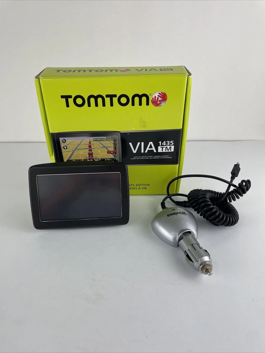 finansiere Udseende Mere TomTom Via 1435TM GPS Maps North America Bluetooth Touchscreen Voice Hands  Free 636926048422 | eBay