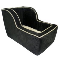 Snoozer Large High-back Suv Console Pet Dog Car Booster Seats Black/herringbone Snoozer Large High-back Suv Console Pet Dog Car Booster Seats Black/herringbone