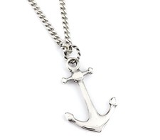 Anchor Pendant Solid 925 Sterling Silver Handmade Jewelry Made in the USA
