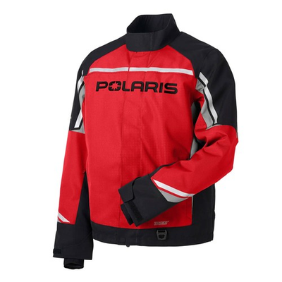 #ad Polaris Mens Northstar Jacket 3.0 Waterproof Breathable 3M Durable Black Red $219.99