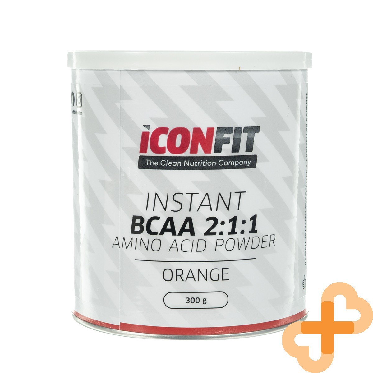 ICONFIT BCAA 2:1:1, Amino Acids - Orange, 300g Supplement Nutrition