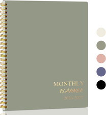 2026-2027 Monthly Planner - 2 Year Monthly Planner 2026-2027, Hard Cardboard Cov