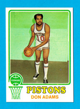 1973 Topps #139 Don Adams NM-MT Detroit Pistons