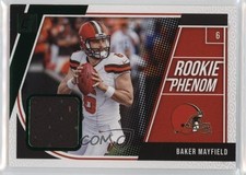 2018 Panini Donruss Rookie Phenom Jerseys Green Baker Mayfield #3 0e1b