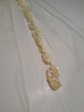 Champagne Sequin Shawl Wrap Sparkle Fringe Scarf Wedding Bridal Prom Formal