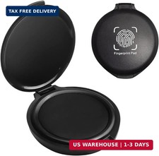 Thumbprint Fingerprint Ink Pad for Notary Supplies - Quick Dry, Non-Toxic Stai