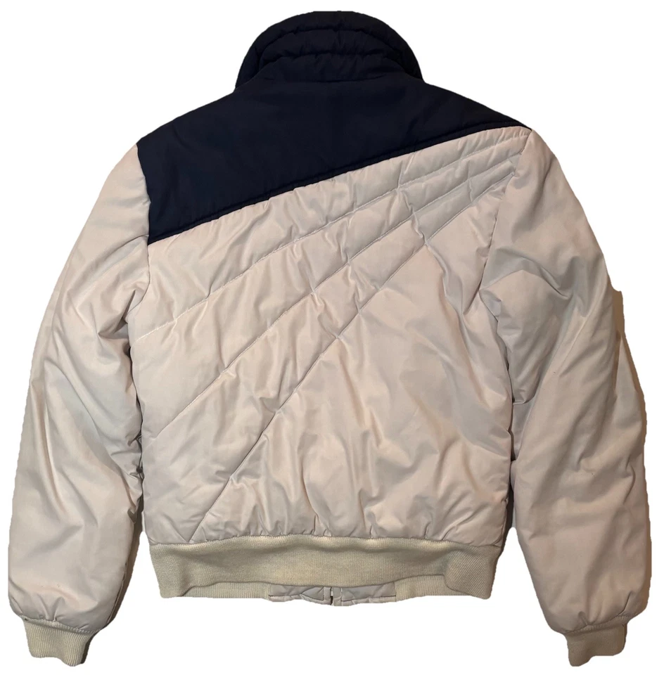 Vtg 70s 80s Snuggler Winter Ski Jacket Full Zip Fan Horizon Colorblock Womens 10 - Image 2 of 4