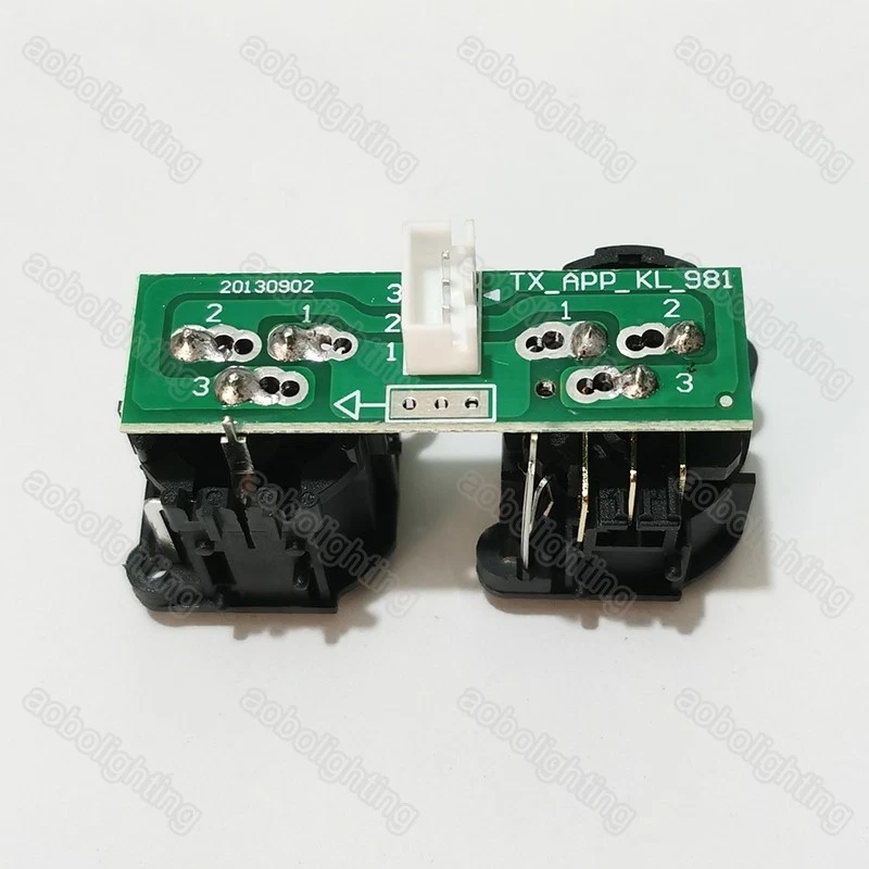 Stage Lighting Accessories C3 3 pin XLR DMX Signal Board W/ Lock DJ Disco Show - Image 2 of 4