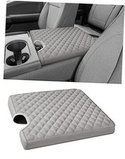 Center Console Armrest Cover for 2015-2025 Ford F150 F250 F350 F450 Grey Edge