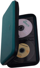 DVD Case, 72 Capacity Heavy Duty Wallet, CD Holder for Car, Hard Shell Sturdy, P