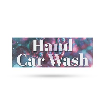 Hand Car Wash Vinyl Decal Quality Cleaning Attention to Detail Affordable