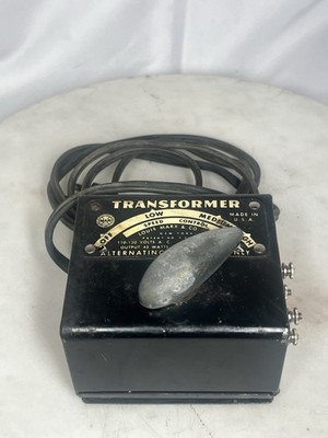 Vintage Louis Marx & Co Toy Electric Train Transformer No. 1209 Not Tested