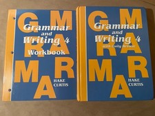 2 BOOK BUNDLE: Grammar and Writing 4 Hardcove...