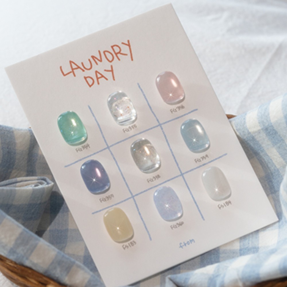 From The Nail Laundry Day Magnetic Syrup Gel | 9 Colors | Korean Nail