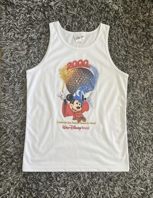 Vintage 2000 Disney Men s Large Tank Top In Oatmeal Kind Of Color New With Tags