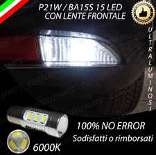 LAMPADA RETROMARCIA 15 LED P21W BA15S CANBUS FIAT GRANDE PUNTO 6000K NO ERROR