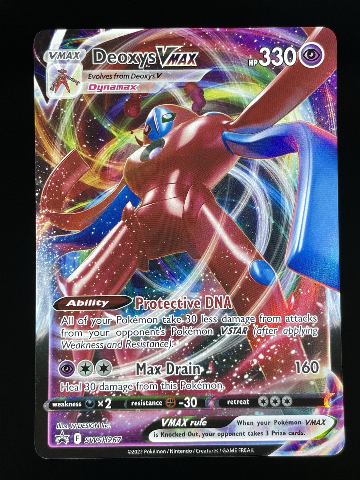 Deoxys VMAX SWSH267 SWSH: Sword & Shield Promo Cards Holo
