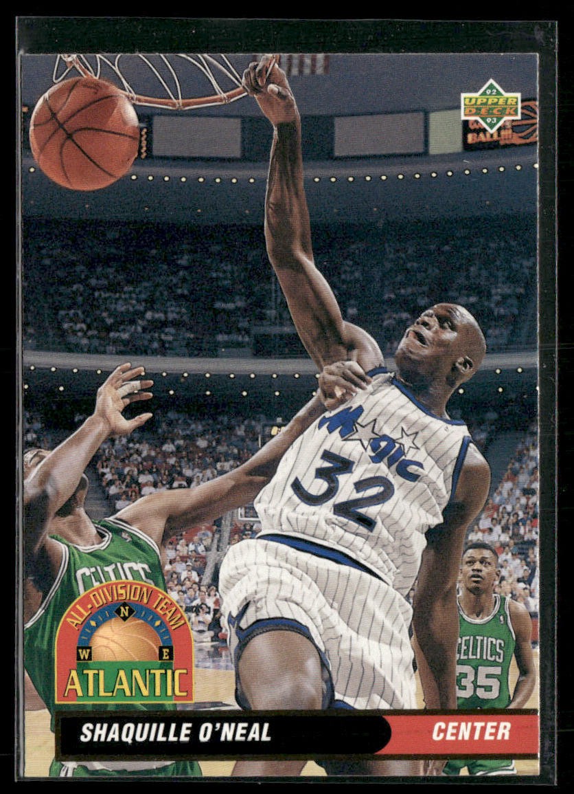 Shaquille O'Neal #35 Basketball Cards 1992 Upper Deck International trading card — raw and PSA graded price guide