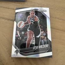 2025 WNBA Prizm Aja Wilson Silver Prizm #76 Las Vegas Aces