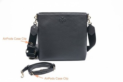 Tory Burch Thea Black Swingpack Shoulder Bag Crossbody Purse