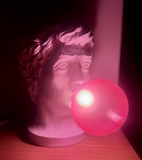 lampada Seletti Wonder da Tavolo in Resina - Bianca ORIGINALE