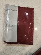 3-Piece Bed Sheet Sets Twin XL Burgundy New 1800 Series College Microfiber Silky