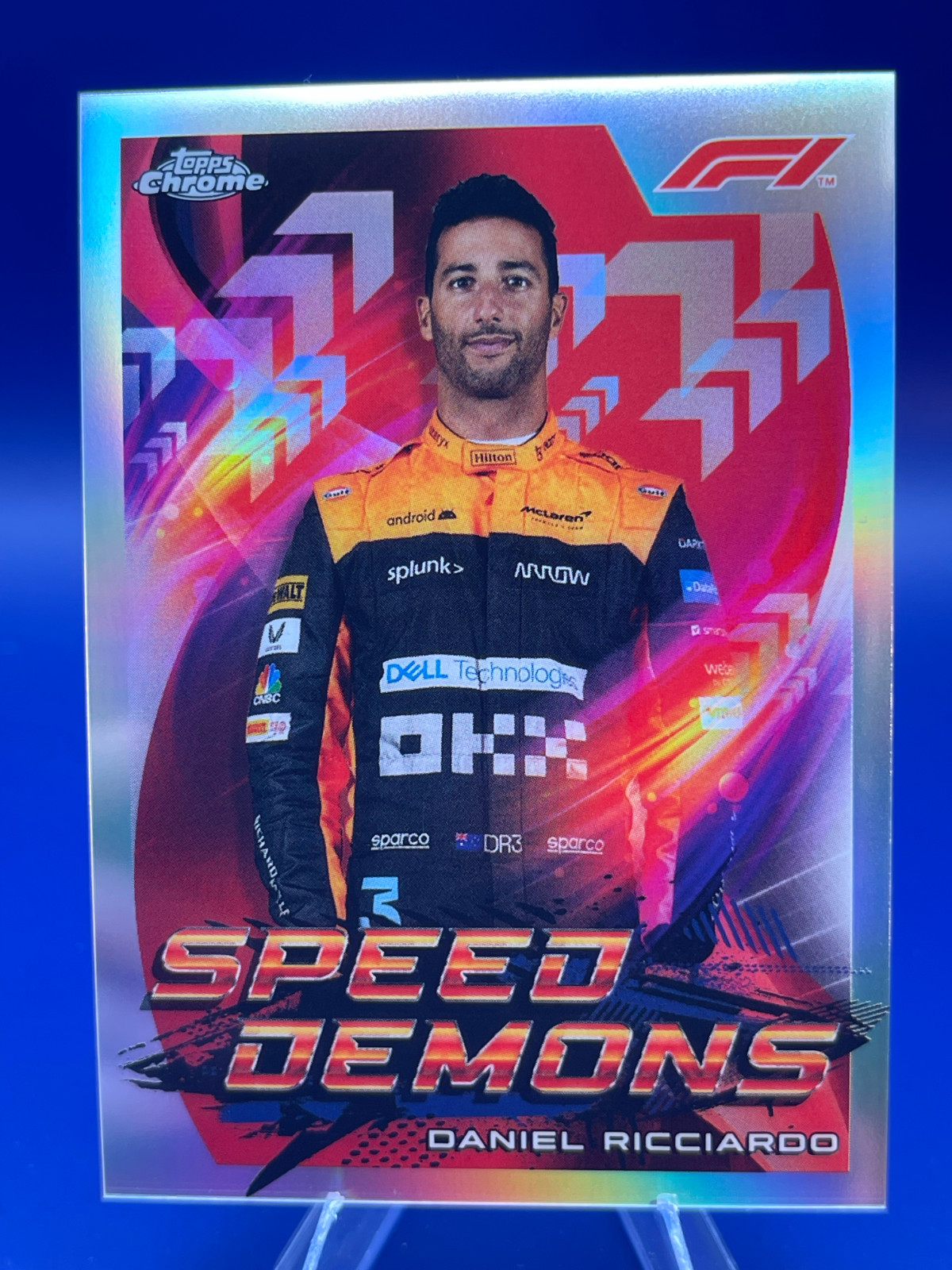 2022 Topps Chrome Formula 1 Speed Demons Daniel Ricciardo McLaren #SD-DR