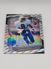 Archie Manning 2025 Prizm Huston Oilers Silver Press Proof Prizm SP Case Hit.