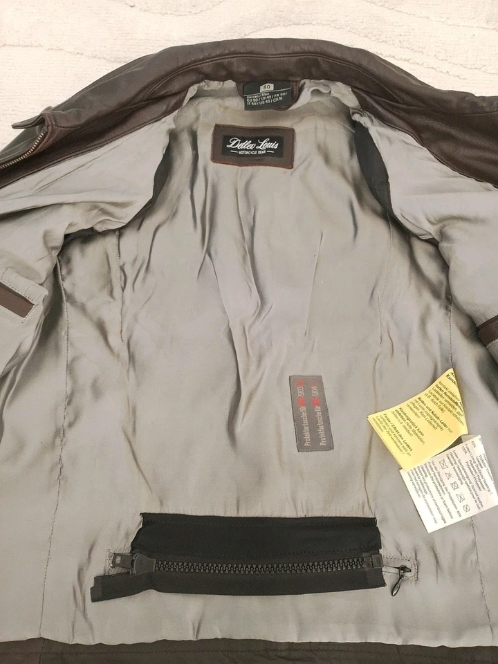 Detlev Louis Motorradjacke braun Gr. 50 - Bild 3 von 4