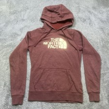 The North Face Half Dome Hoodie Women's S Pink Gold Hooded Sweatshirt Outdoor