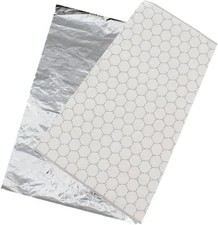 Insulation Sandwich Wrapping Paper Aluminum Foil Sheets - [150 sheets] - 10 3...