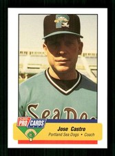 1994 Fleer Pro Cards Portland Sea Dogs #693 Jose Castro NM Near Mint BXCP24