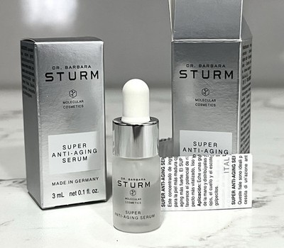 2X Dr Barbara Sturm Super Anti Aging Serum 0.1 oz, 3 ml NIB (#m1)