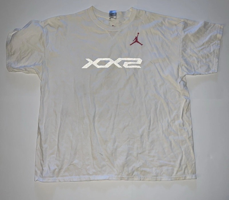 Air Jordan XX2 White T-Shirt Basketball Print size XXXL 3x Brand