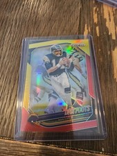 DAN FOUTS 2025 PANINI PRIZM FOOTBALL RED YELLOW CHARGERS /44 Q4370