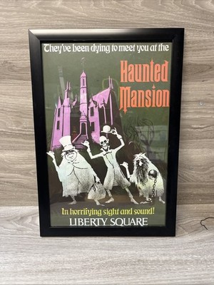 Haunted Mansion Attraction Poster 12''x18'' Disneyland New Orleans Square