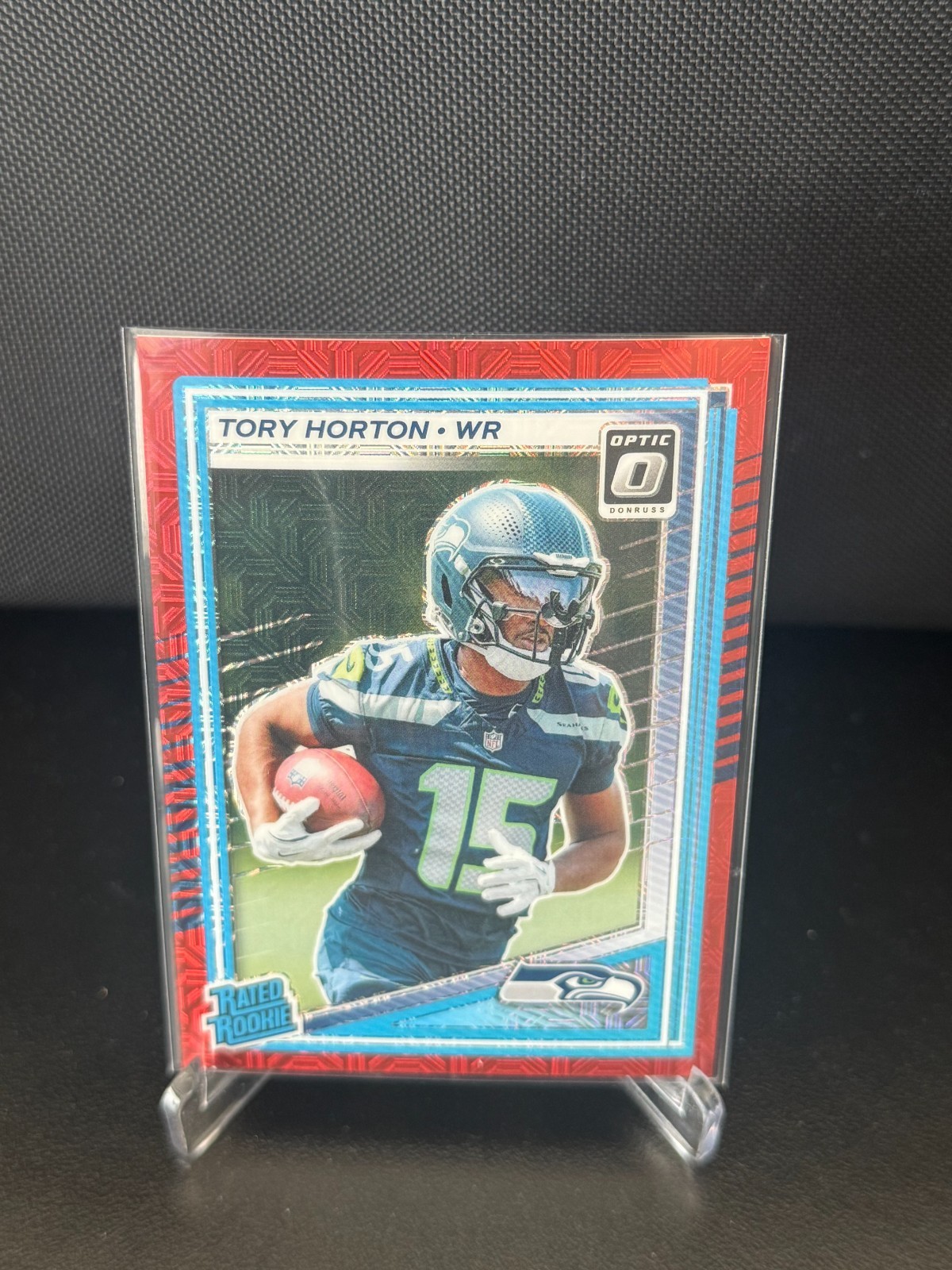2025 Donruss Optic H2 Tory Horton Rated Rookie Red Mojo Prizm #295 (RC)