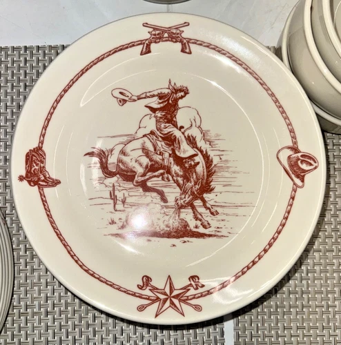 Sky Ranch Western Dinner Plate Stoneware 11"