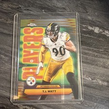 2025 Topps Chrome T.J. Watt Steelers Power Players Insert PP-39