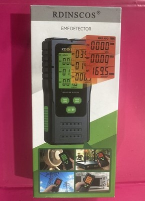 EMF Detector, Detect All 3 Types of Electromagnetic Radiation Field in 1 EMF ...