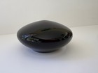 Jeff Buttler 1989 Handcrafted Studio Art Glass Bowl Dark Amethyst Smoke Glass — photo 3