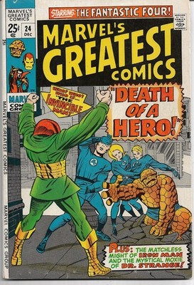 MARVEL Silver Age : Marvel's Greatest Comics #24 (Jack Kirby) Steve Ditko (1969)