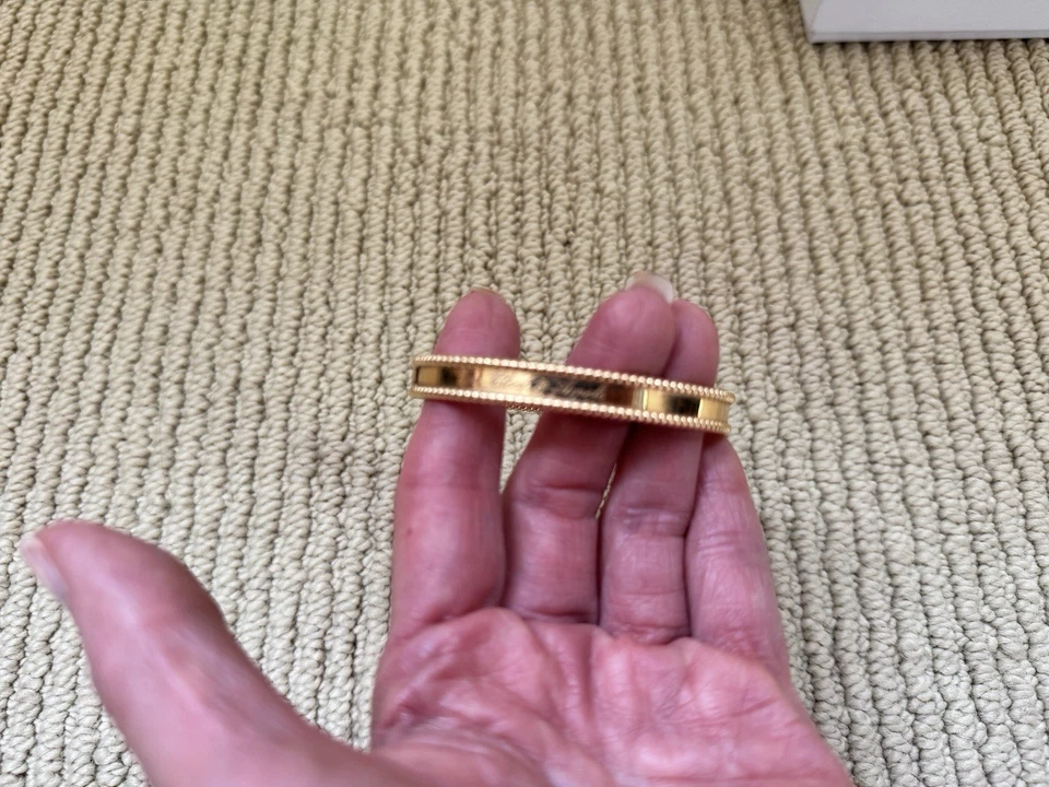 Van Cleef & Arpels梵克雅宝玫瑰金手链M带盒和纸 — 第 4/4 张图片