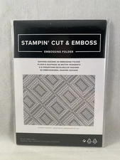 DASHING DESIGNS 3D Embossing Folder Stampin Up Background 2508