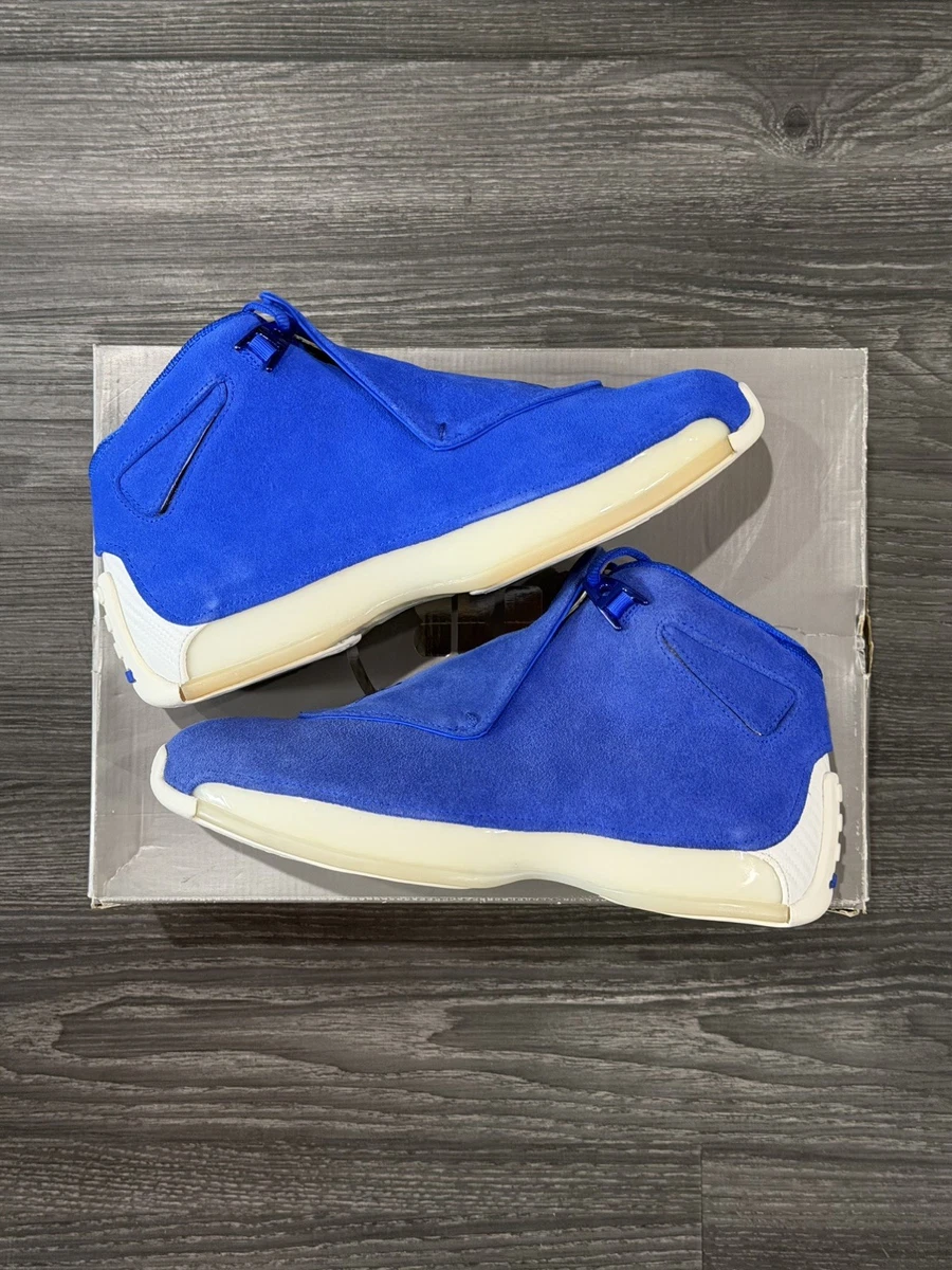 Jordan 18 Retro Blue Suede | eBay