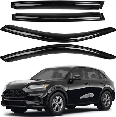 AUXKO Window Rain/sun Guards for Honda HRV 2023 honda hr-v 2023-2026, Black 